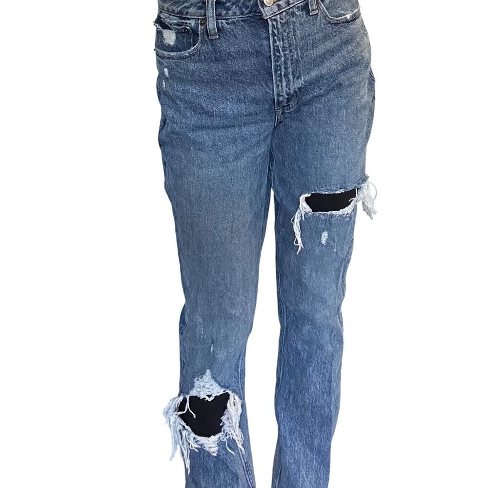 Abercrombie & Fitch Jeans (WOMENS 25) Curve Love Distressed Denim
